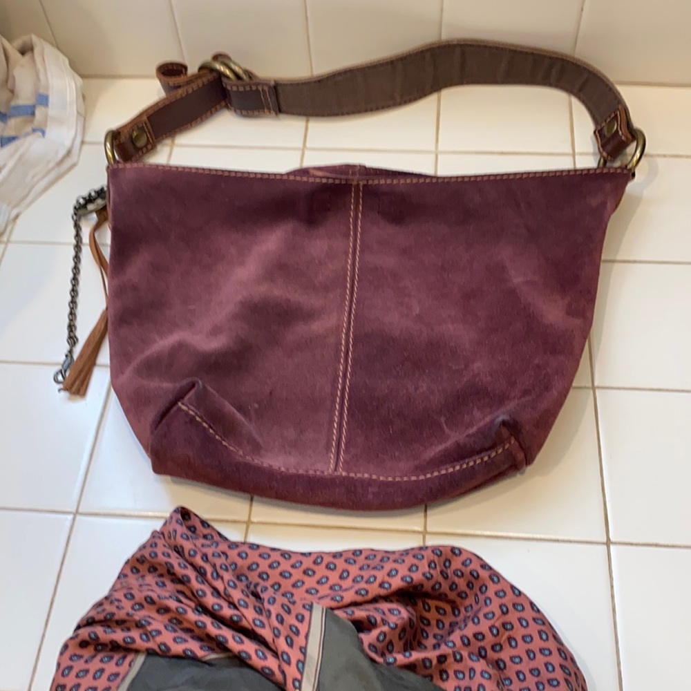 Lucky brand shoulder hobo style Bag leather